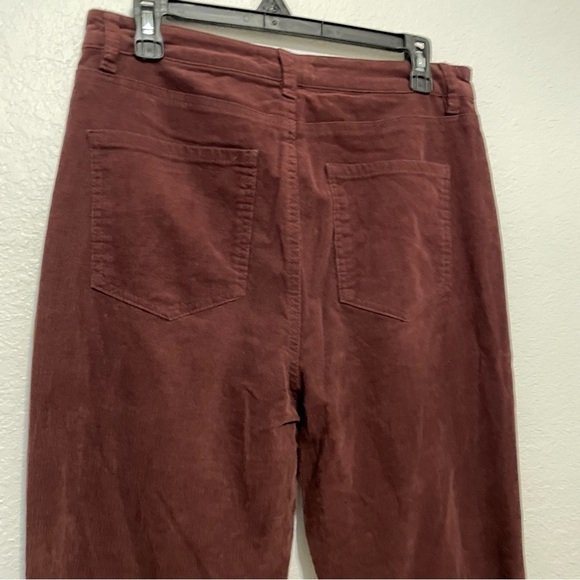 Chelsea & Violet woman’s corduroy flared pant size 30 brown casual comfort boho - Picture 8 of 8